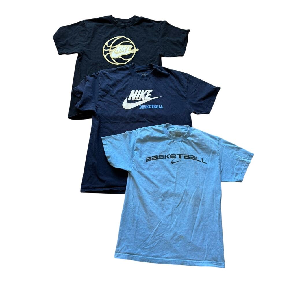 Vintage Y2K Nike Basketball T-Shirts Men's Size Large Set of Three
